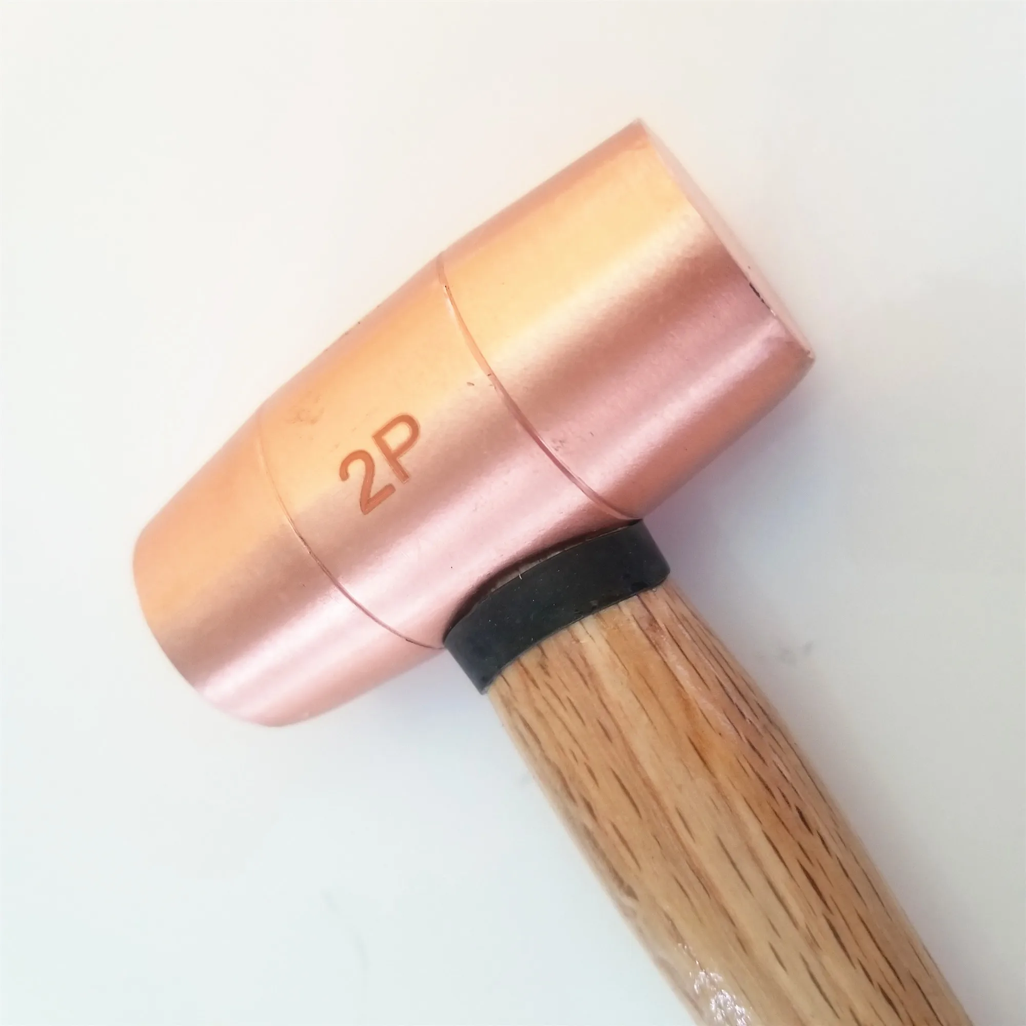non sparking hand tools 2lbs copper drum hammer with wood handle