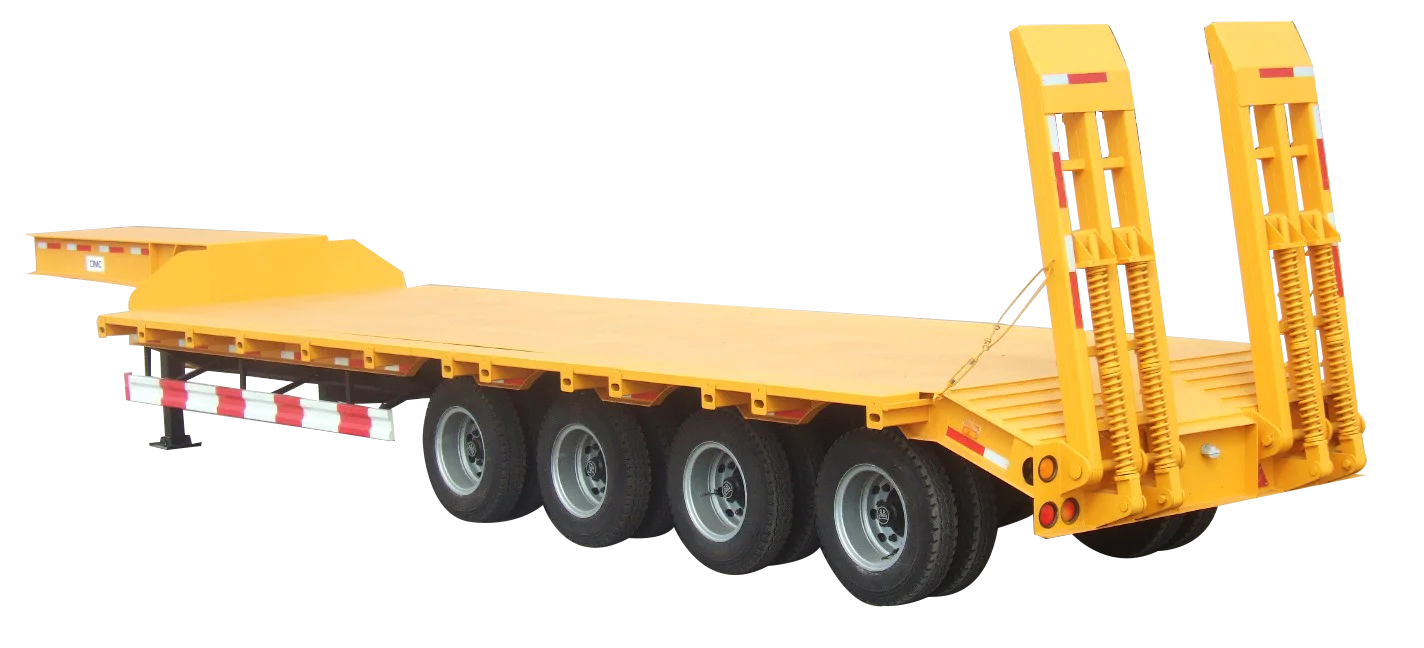 Оригинальный низкорамный прицеп CIMC, 3 оси, сверхпрочный, 80 тонн