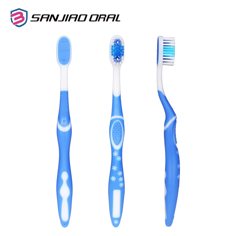 High quality ISO approved massage gum adult toothbrush wholesale OEM customized toothbrush