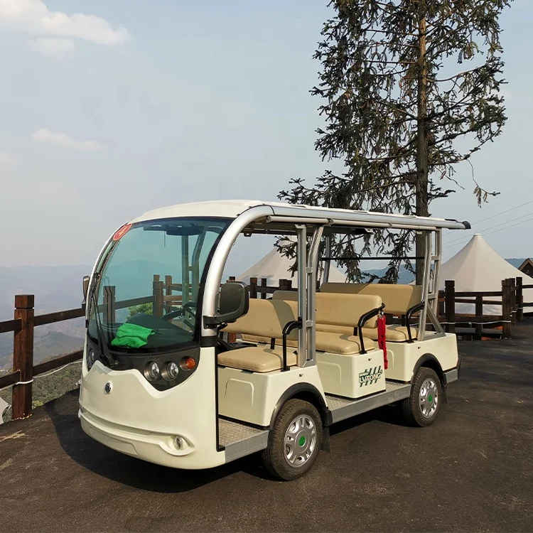 Direct selling The best quality promotion 8-seater battery sightseeing car/electric sightseeing car