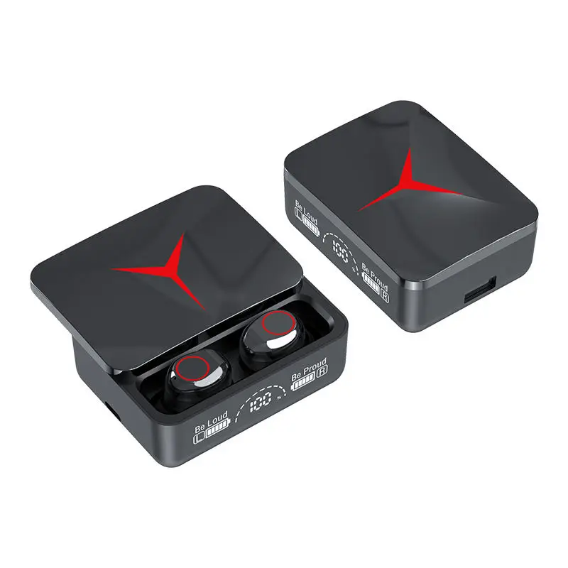 M90 pro TWS BT Earphones True Wireless Earbuds Noise Cancelling LED Display Gaming Headset Stereo Earbuds M90pro