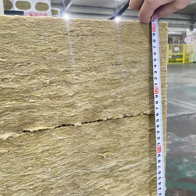 Good quality fireproof and waterproof  mineral fiber rock wool manufacture in china 50mm-200mm thick bare rock wool boards