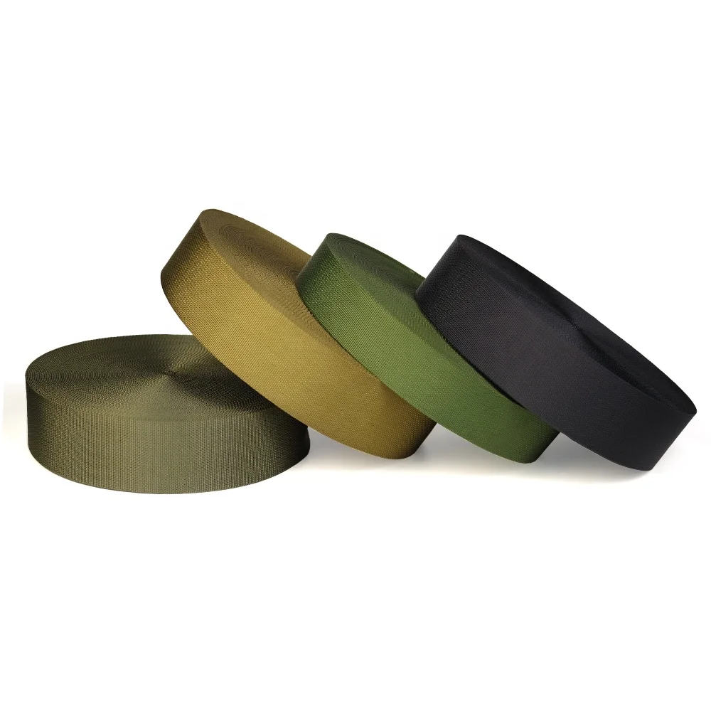 Manufacturer Custom 1.5 Inch 38mm Parachute Mil Spec Nylon Web Binding Tape Tactical Strap Webbing