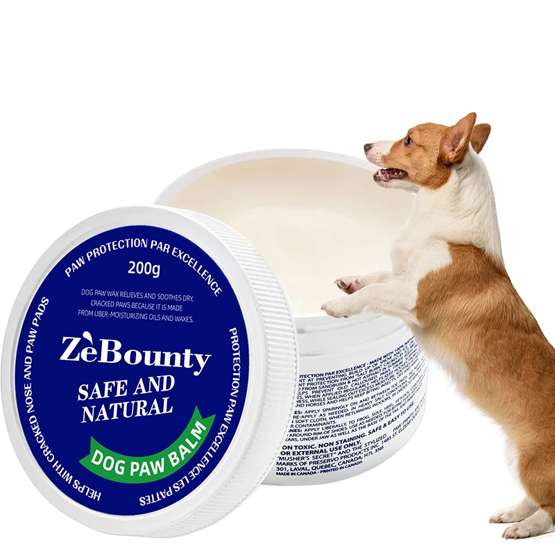 High Quality Natural Wax Ingredients Dog Paw Blam Dry Cracked Paws Nose Healer Lick Safe Food Grade Pet Supply