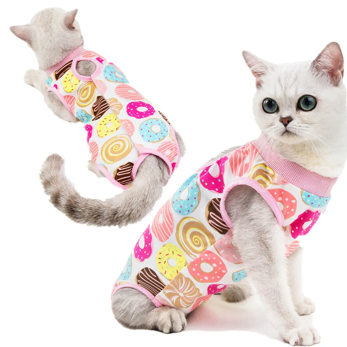 Cat sterilization Surgical Clothes Puppy Cat Recovery Weaning Suit Pet Abdominal Wound Snugly Suit Anti-Licking Dog Onesies