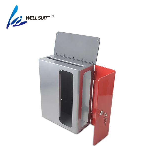 Хит продаж металлический фиксирующий почтовый ящик настенное крепление с замком для ключей блокировка почтовые ящики подвесной безопасный
