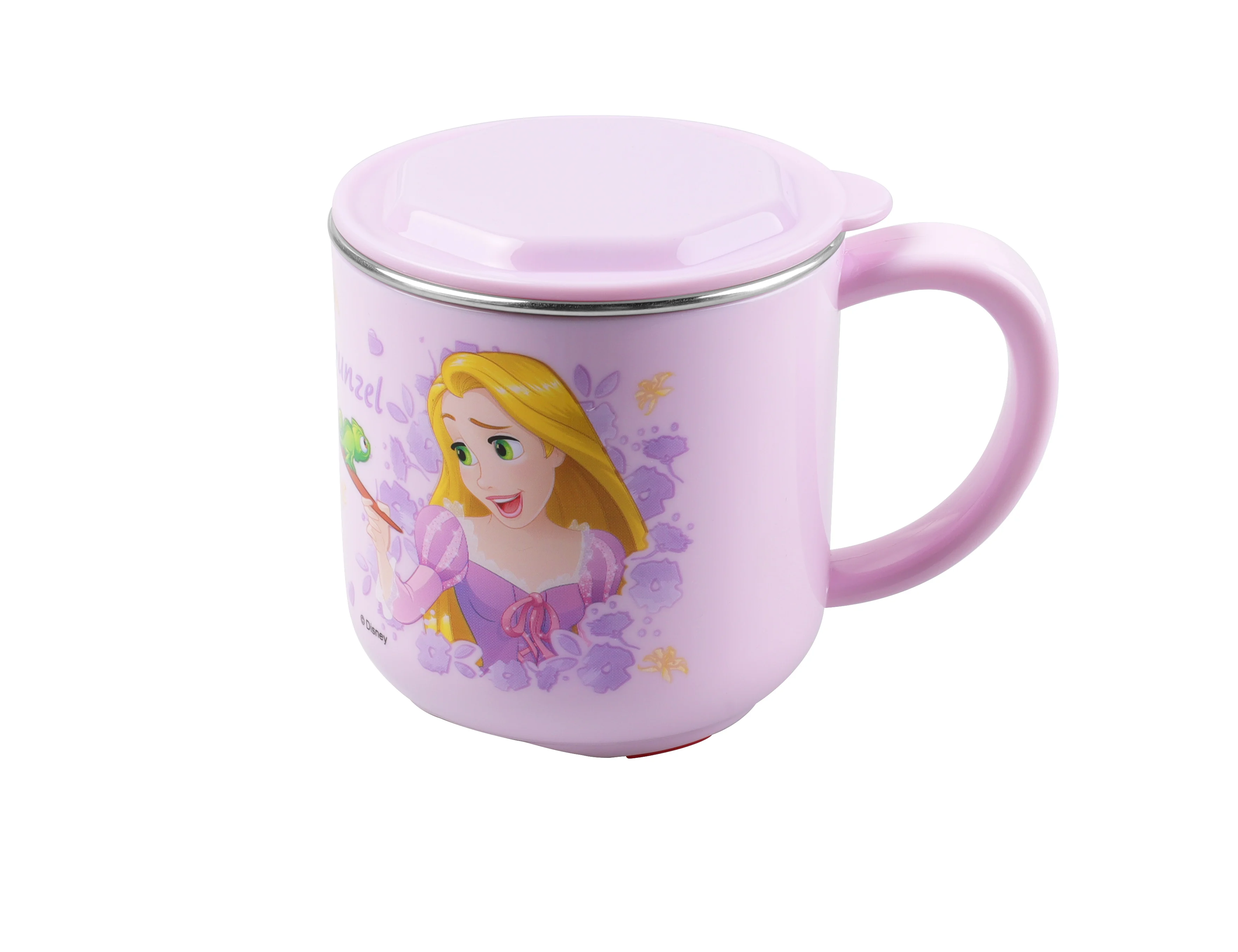 Disney Cup plastic&stainless-steel children tablewares 2D Cartoon Water Cup Cutie Cup