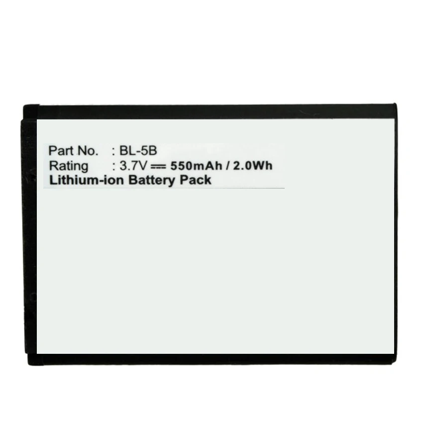 3.7V SmartPhone Battery For Alcatel TB-521 CEL10028 BLI-885 VIV N5B80T BTA002 GBLi885-7 NV1 BL-5B-5V One Touch S680 OT