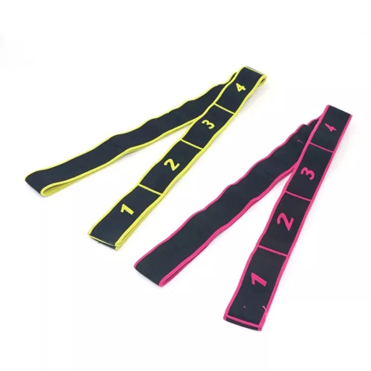 Custom Logo Elastic Exercise Workout Bands Stretch Fabric Booty Band Gym Fitness Resistance Loop Yoga Band