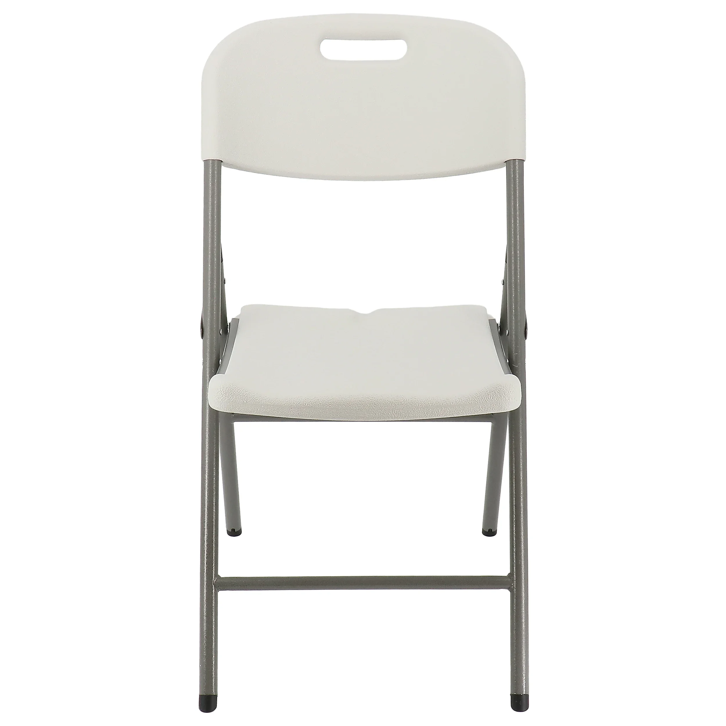 Wholesale Event Chair Camping Furniture Outdoor White Portable Folding Metal Frame Optional HDPE Panel Legs