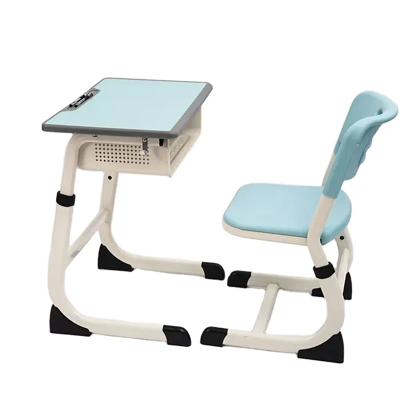 Factory-Priced Student Desk Chair Original Design Metal School Furniture for over 16 Years for Dining Outdoor Bedroom Use