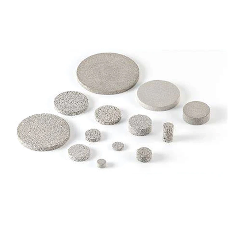 Custom made porous metal stainless steel bronze powder sintered filter for Industrial