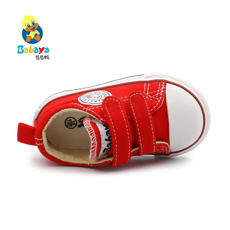 
2020 latest kids stylish fashion cute rubber sole canvas children shoes 