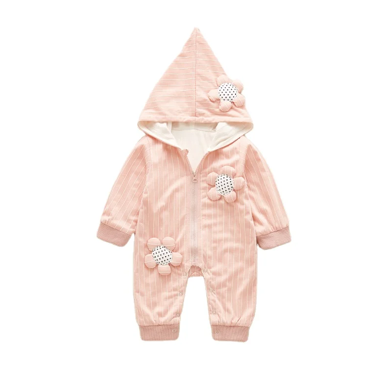 Новый дизайн осенней детской одежды оптом хлопковые комбинезоны для мальчиков и девочек Одежда для новорожденных