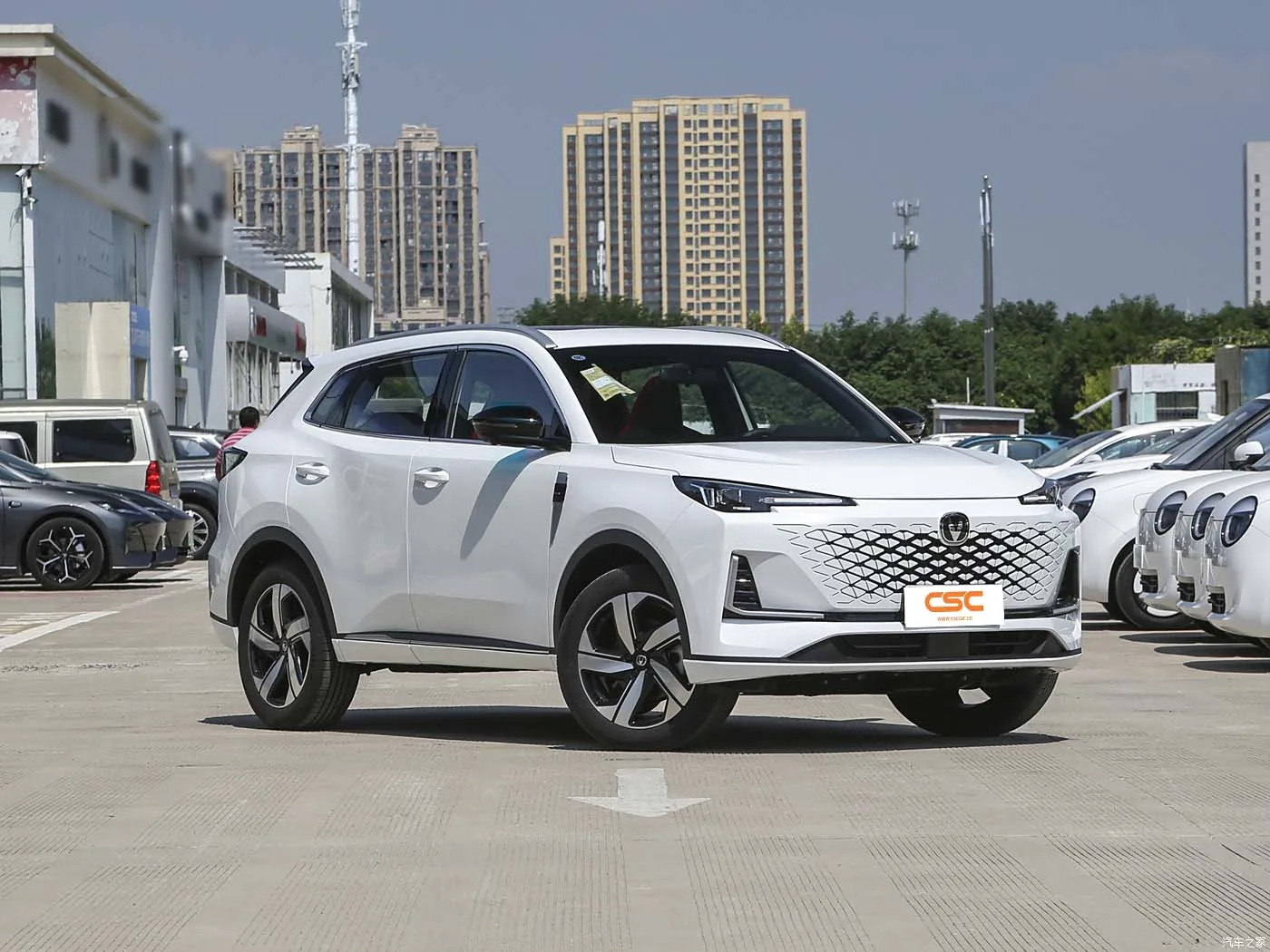 2024 Changan CS55 Plus третьего поколения новый 1 5 T DCT AWD внедорожник 5-дверный 5-местный турбомотор 7DCT газовый автомобиль слева