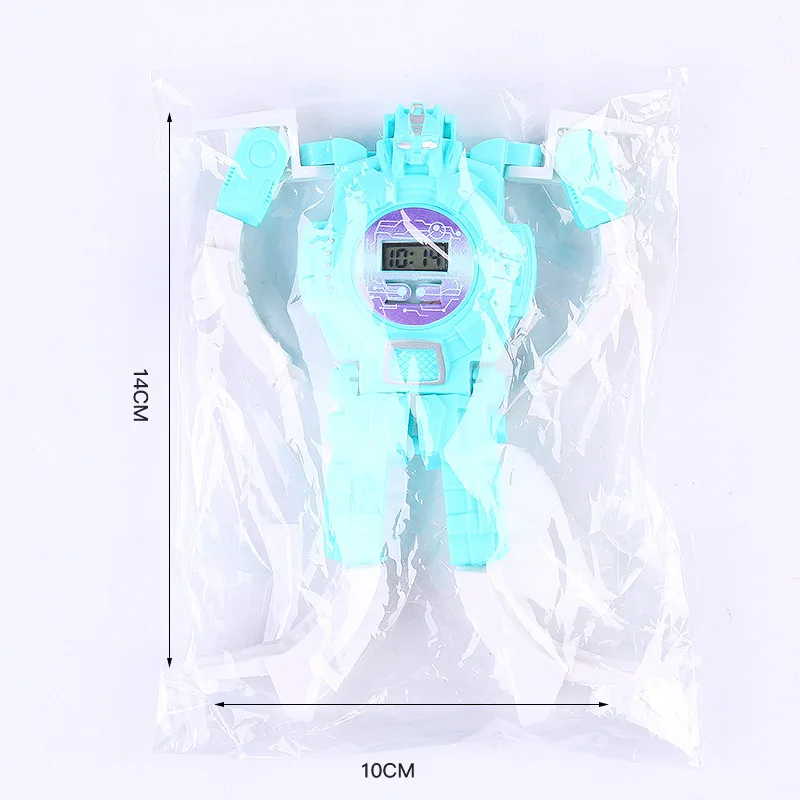 New arrival Deformation Watch Children Electronic Wristwatch Robots Transformation Creative Cartoon  Gift Small Toys For Kids