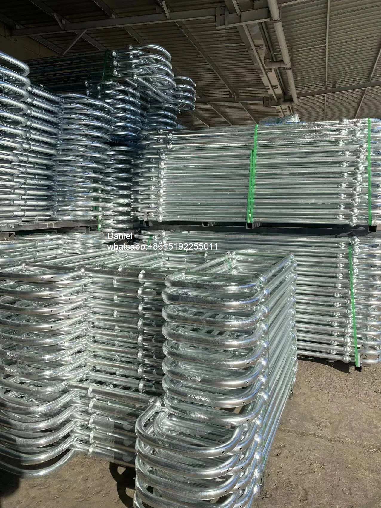 Outdoor galvanized stainless steel balustrade stair handrail railing