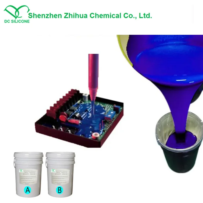 Factory Price Liquid Transparent Electronic Potting Compound Silicone Rubber for PCB