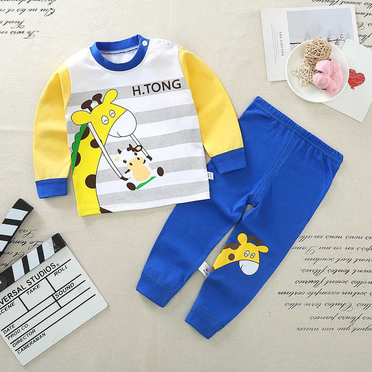 baby clothing cheap price kids pajamas set