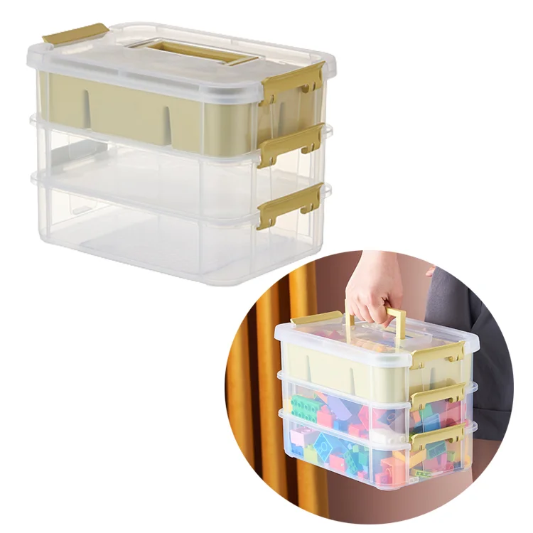 12 Pieces In A Box Multifunctional Storage Bin Toys Storage Container Lego Organizer Stackable Storage Box For Children