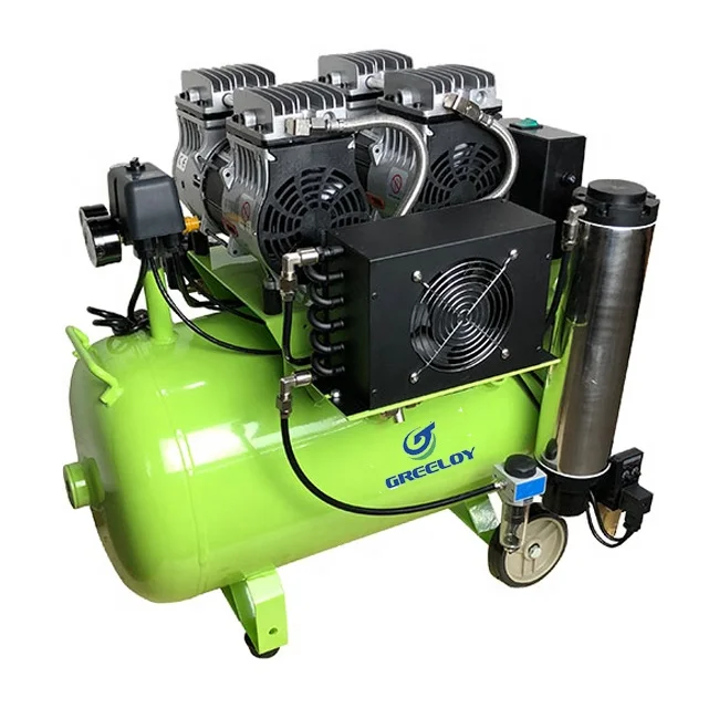 220V Dental Air Compressor With Dryer 1200W