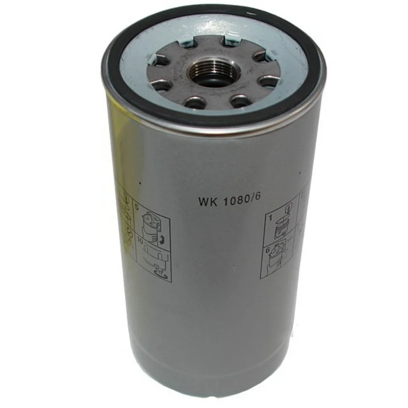 Factory Direct Wholesale High Quality Auto Diesel  Engine Fuel Filter Element Fuel Filter WK1080/6X