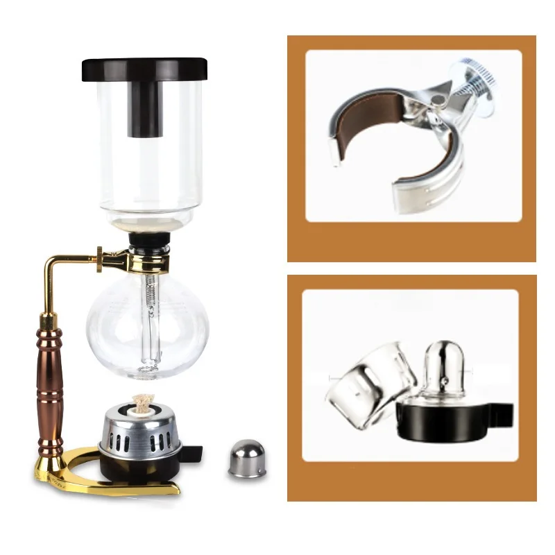 Hot Selling Retro Style French Press Siphon Coffee Maker Premium Quality French Urn for Coffee & Tea