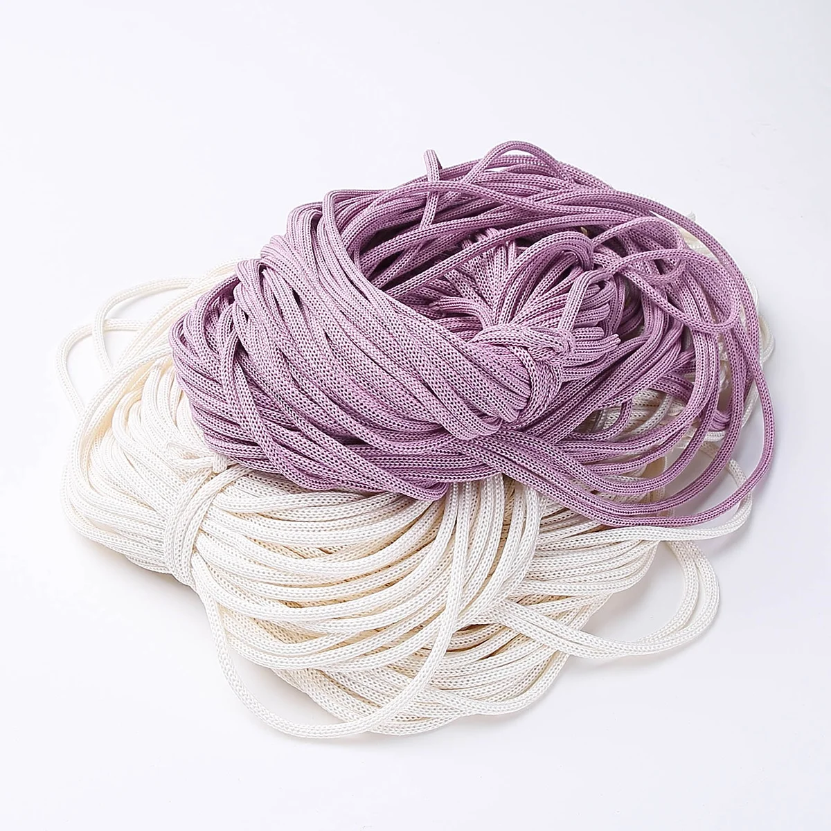 Eco-friendly environmental 100% pure wood pulp 3.0mm-6.0mm Knitted Paper carrier rope