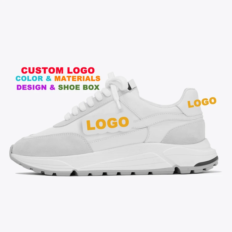 Retro Custom Logo Tenis Mujer Walking Original Mesh Vintage Running Zapatillas Chunky Shoes Sneaker Men Women