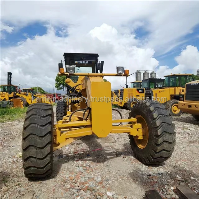 Nice quality Used original Japan Grader CAT120K In Good Condition At Low Price Good condition multifunction grader