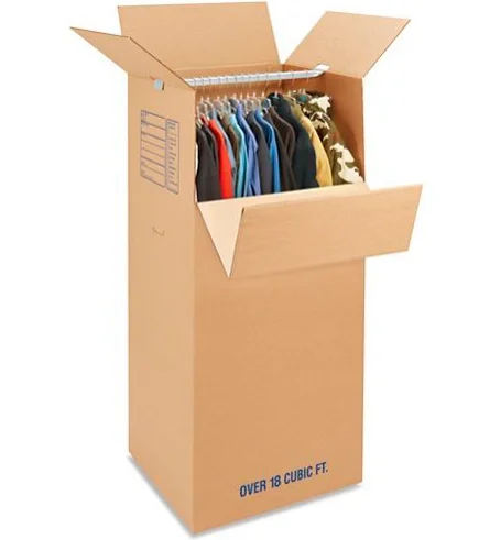 Fast Moving Boxes corrugated Cardboard storage big carton Wardrobes  box