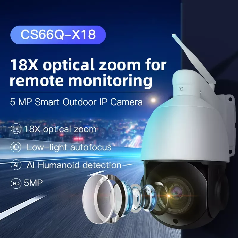 IP Camera Outdoor Surveillance 5MP network thermal camera CCTV Security wireless 360 degree security camera system ptz small