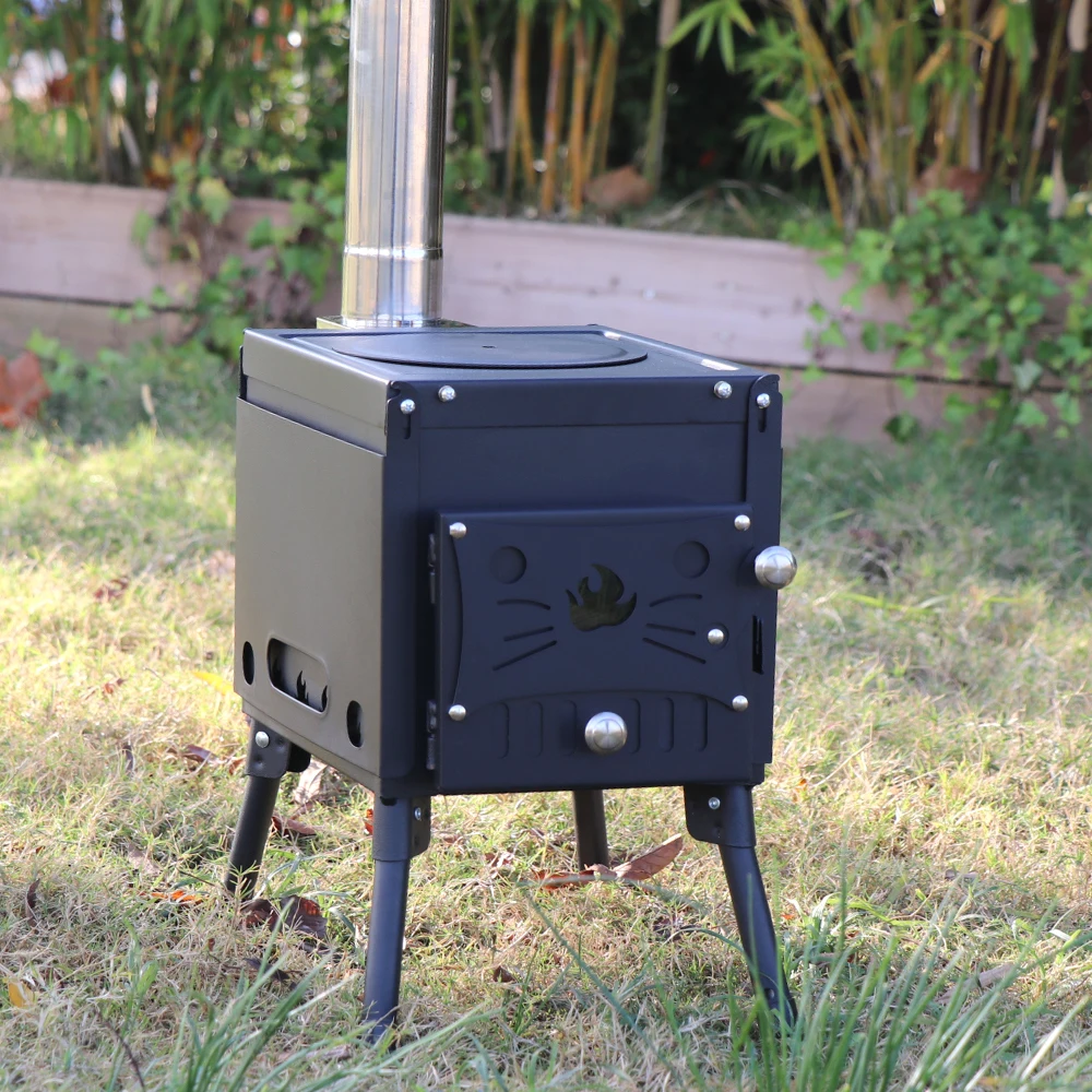 High Quality Outdoor Wood Heater Portable Camping Stove Tent Stove