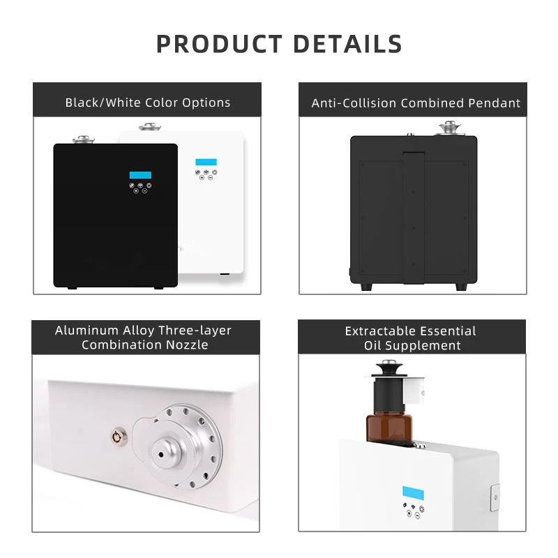 Oil Diffuser Material Aroma Diffuser Machine Hot Sale Aluminum Alloy Electric 12V Air Freshener Clean Air More Than 8 Hours 24W