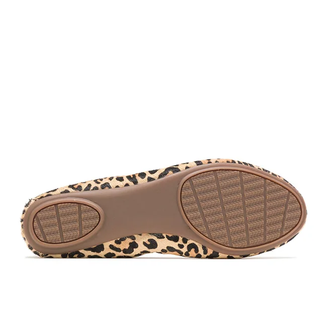Leopard Print Round Toes Ballet Flats Lightweight Soft Flat Shoes for Women and Ladies