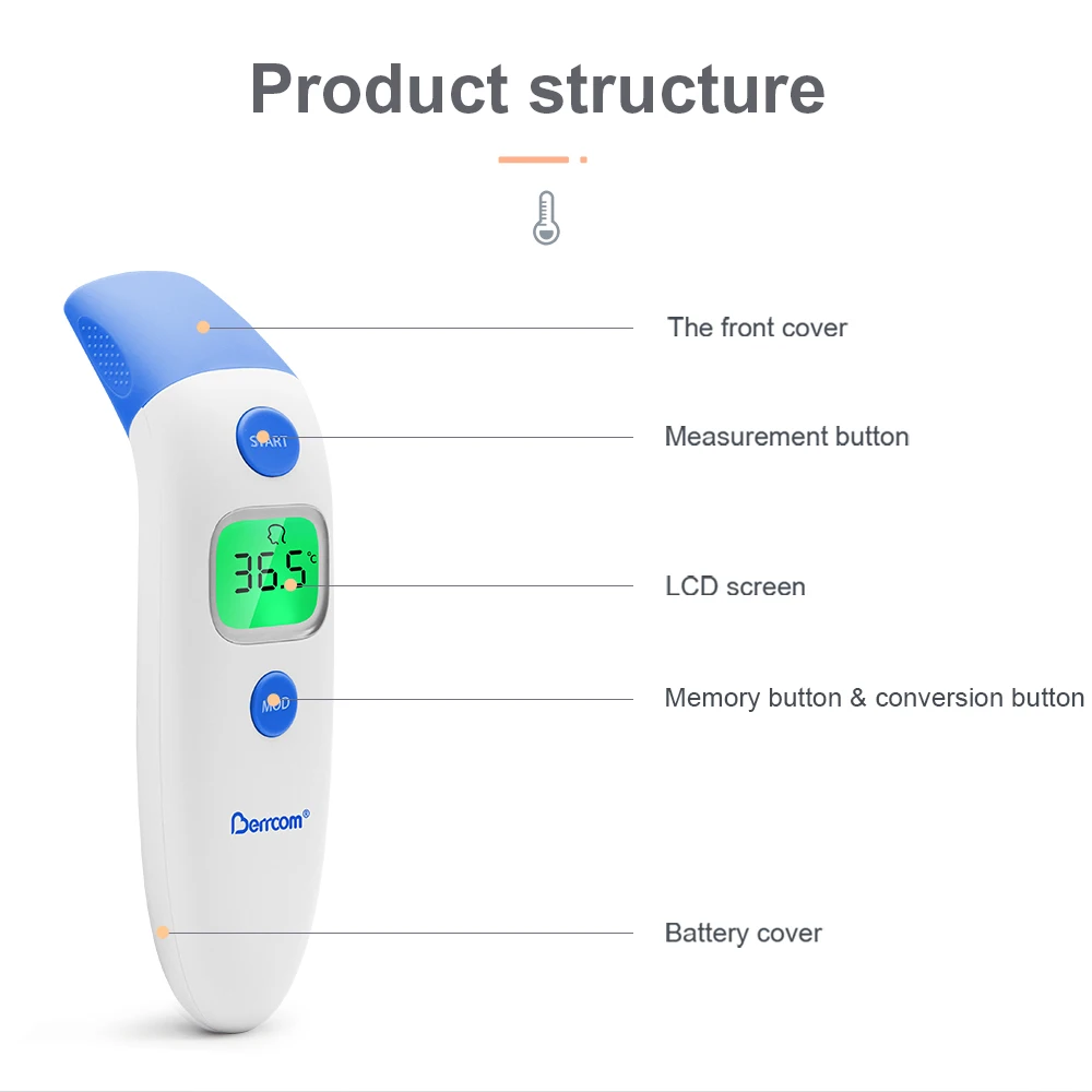 New Product Best Selling Cheap Price Thermometer Digital Infrared Ear And Forehead Thermometer For Babies