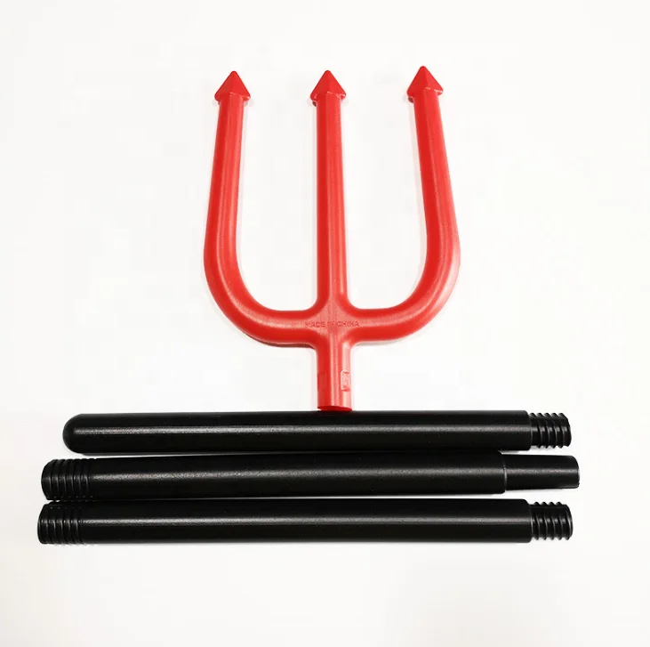 halloween party performances dress up accessory prop fake sickle devil trident kids tricky toys halloween plastic weapon
