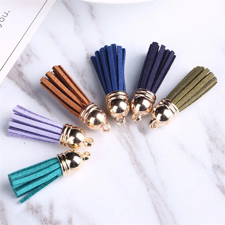 Custom advanced colorful tassels for DIY tassel key chain leather Jewelry Making Handmade tassel fringe
