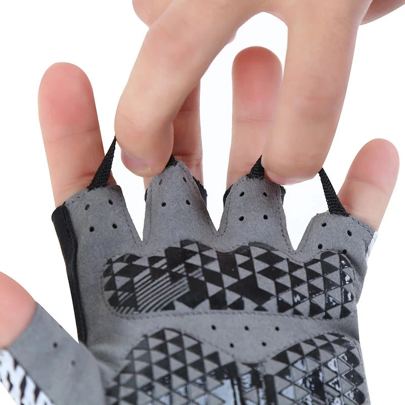 5 видов цветов велосипедные перчатки впитывает пот абсорбент Половина Finger перчатки мужские летние спортивные Солнцезащитная шляпа дышащие велосипедные перчатки для мужчин