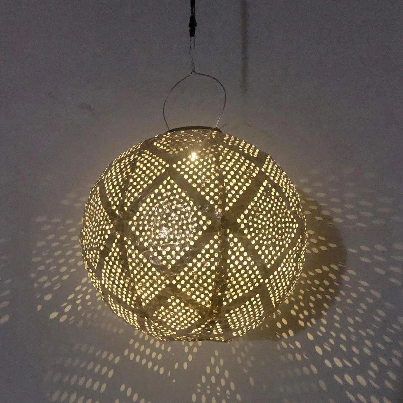 Vintage DuPont paper Solar lantern Classical garden decoration Traditional festival atmosphere lamp shade