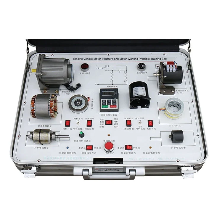 Electric Vehicle Motor Structure and Motor Working Principle Training Box School Teaching Equipment