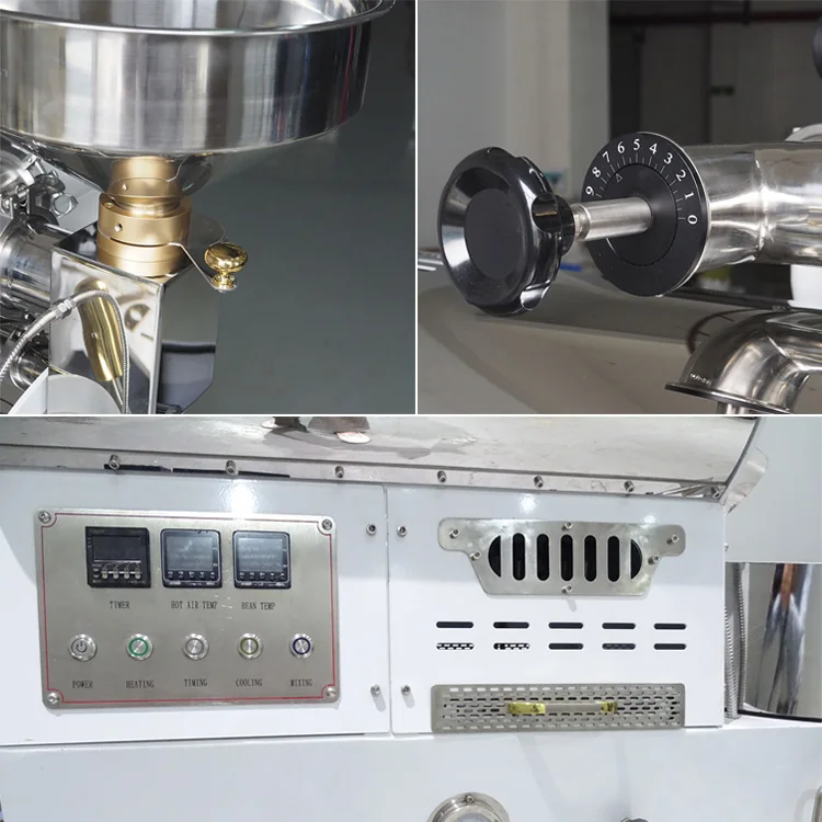 BY1 dongyi coffee roaster shop coffee roaster machine/coffee bean roasting machine/small coffee roaster machine