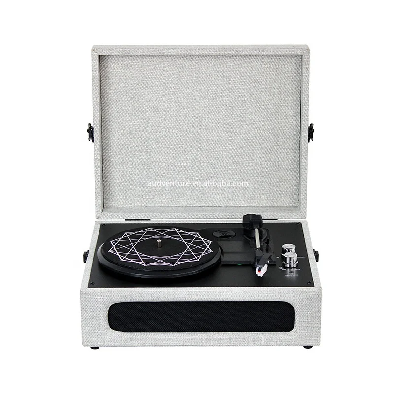 Manufacturer wholesale Upgraded Gramophone Portable Mobile Phone Antique Turntable Phonograph  Products Blue Tooth Record Player