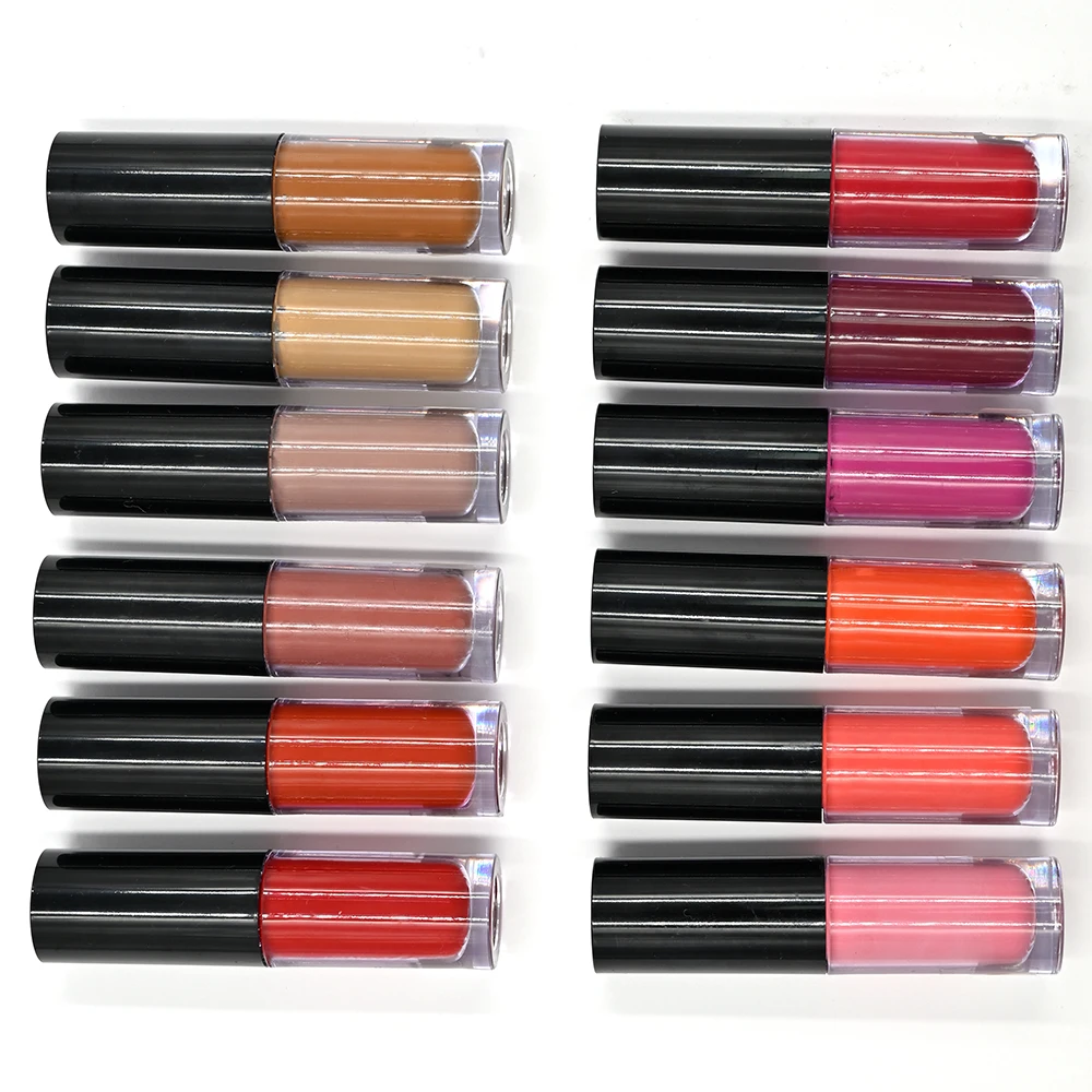 Custom Liquid Lipgloss Pigment Private Label Matte Glitter Long lasting Lip Gloss