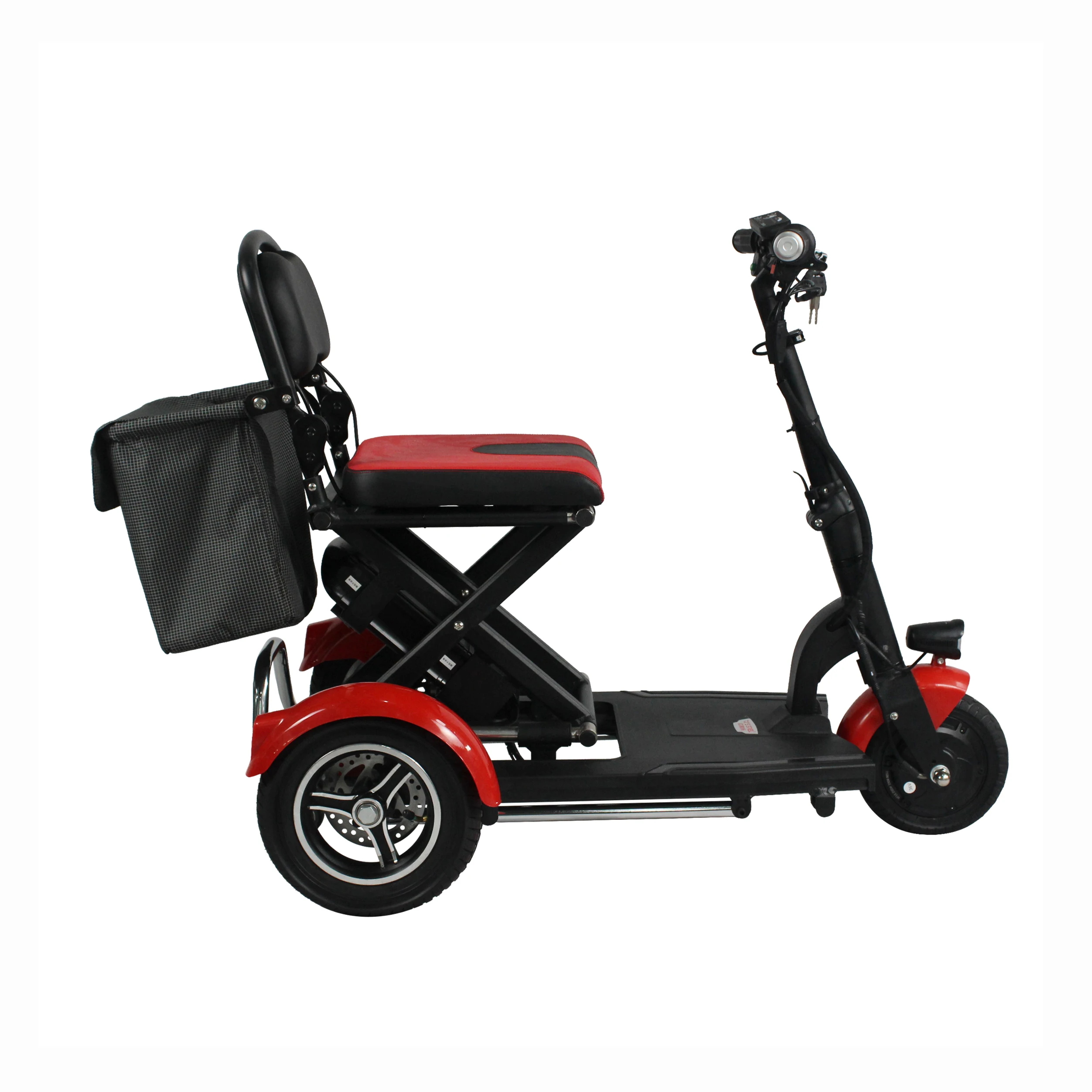 Three Wheels Handicapped Easy Carrying Folding Electric Mobility Scooter