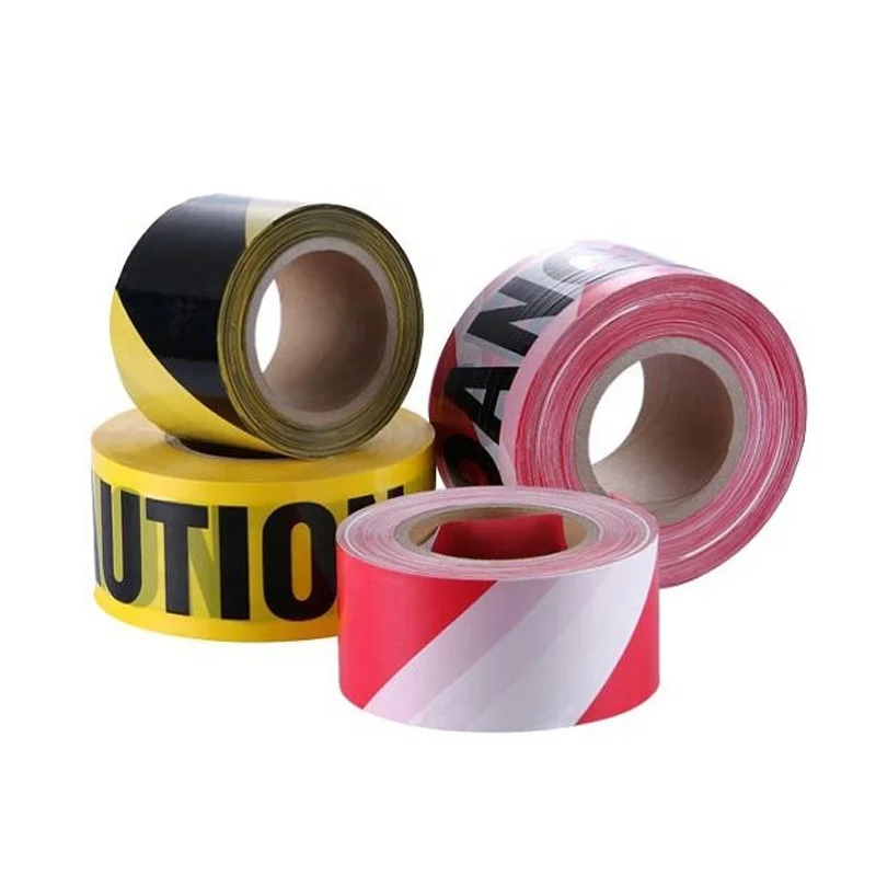 Wholesale custom printed free sample safety barrier red and white caution tape