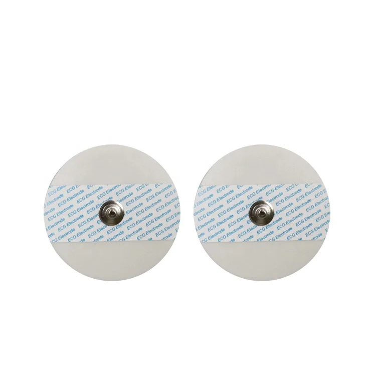 Universal ECG EKG Electrodes Monitoring Disposable Electrode with Foam Tape Sticky Gel