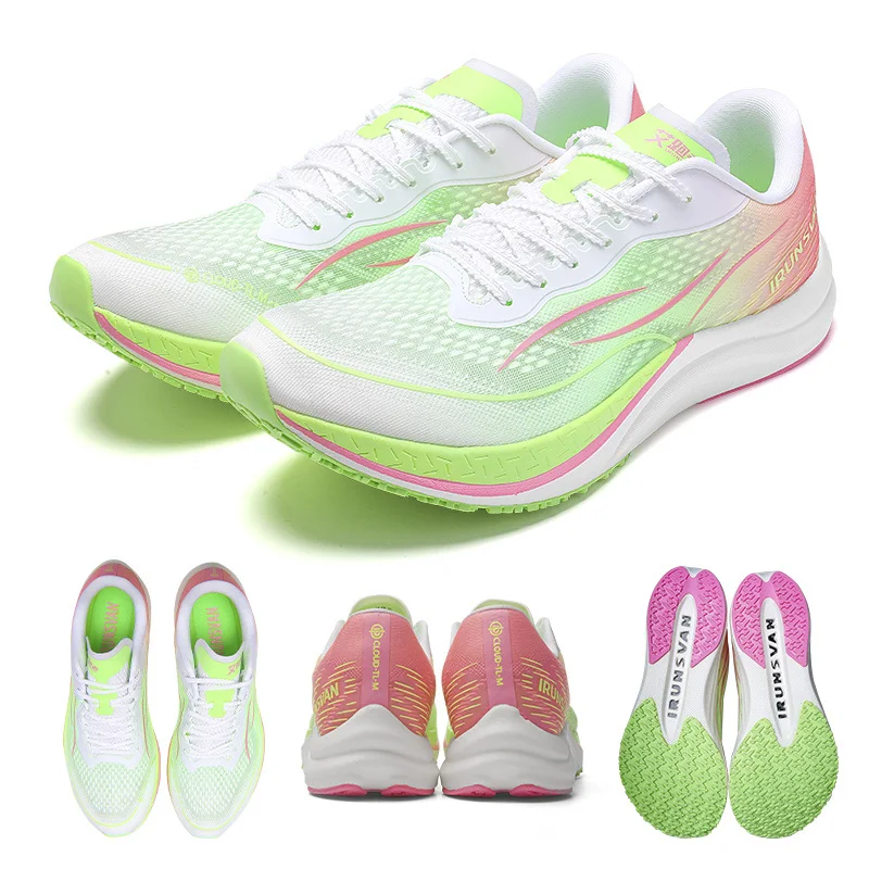 IRUNSVAN Airrunner GT1.0 Full length Nylon Carbon Board Running Shoes for Competitive Running