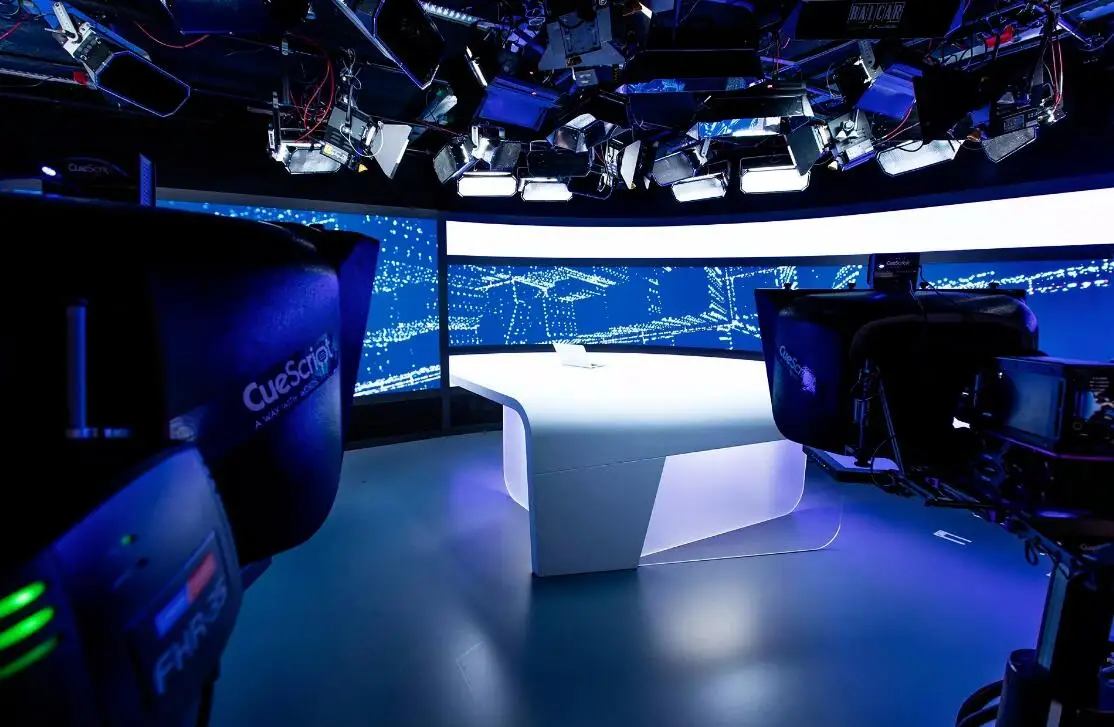 New Front Service TV Studio Standing Fixed 3D Visual LED Video Wall 1.25 1.53 1.66 1.86 2mm Modular Fine Pixel Pitch LED Panels