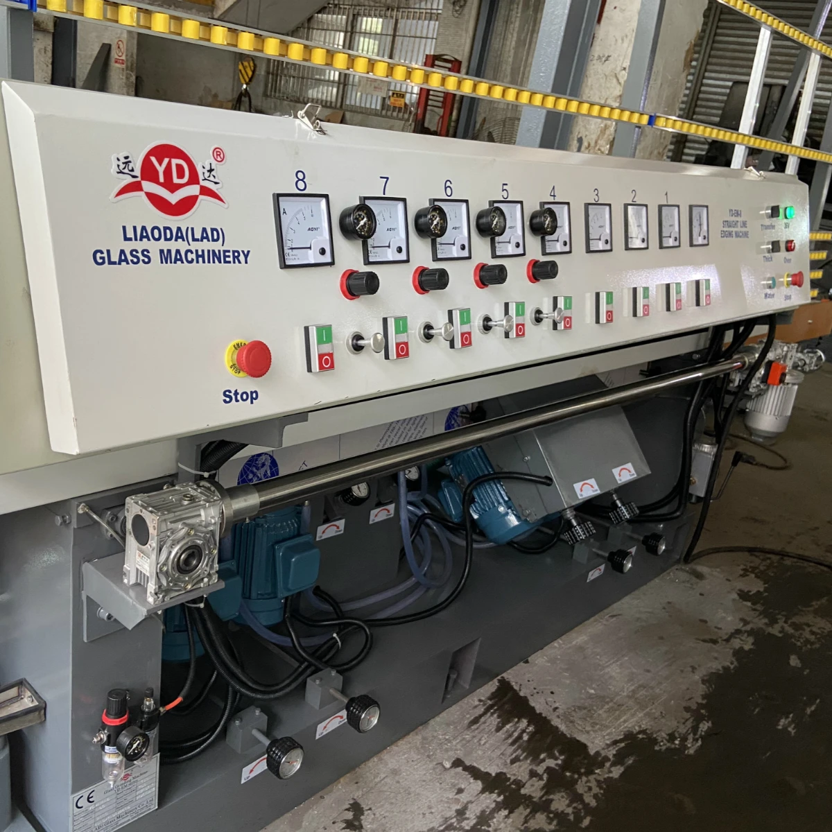 8 Motors Manual Window Glass Edging Grinding